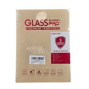 OMOTON 3‑PACK TEMPERED GLASS SCREEN PROTECTORS – IPAD 10.2 / AIR 3 / PRO 10.5